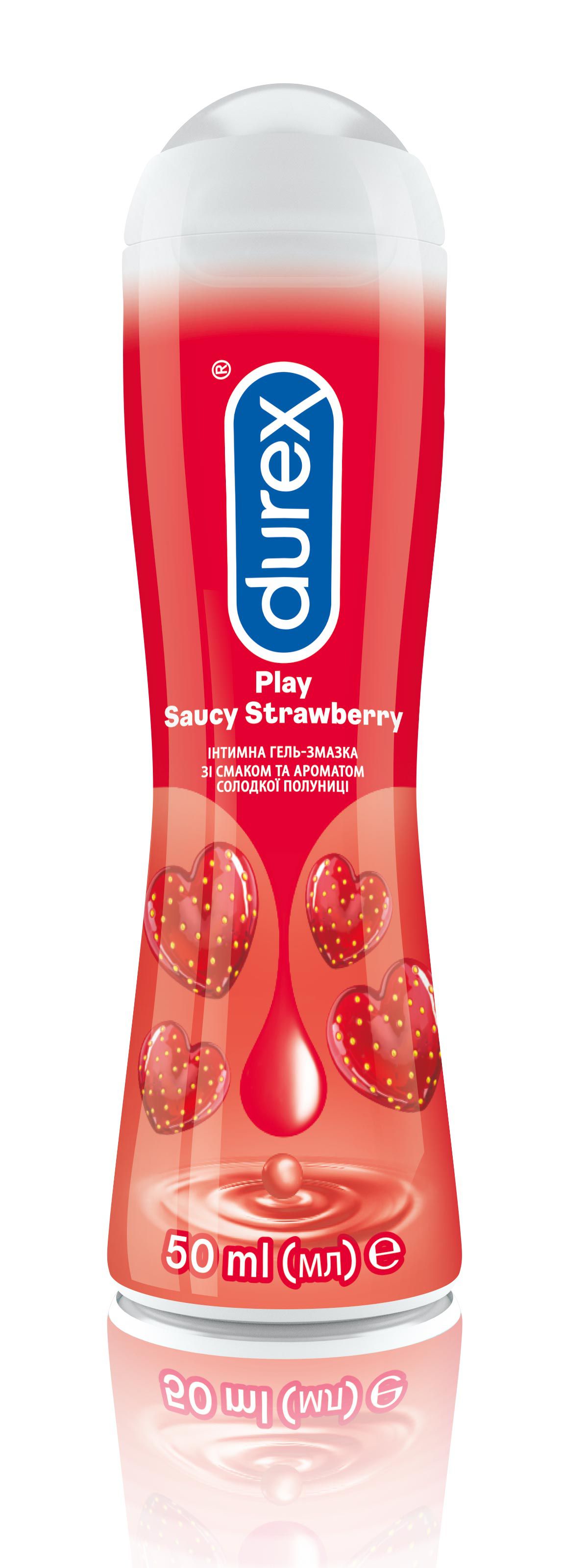 Интимный гель-смазка Durex® Play Saucy Strawberry, 50 мл