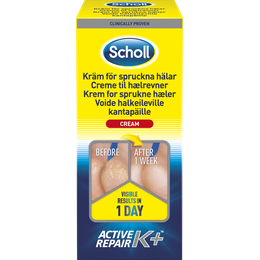 Scholl Kräm för spruckna hälar Active Repair K+ 120 ml