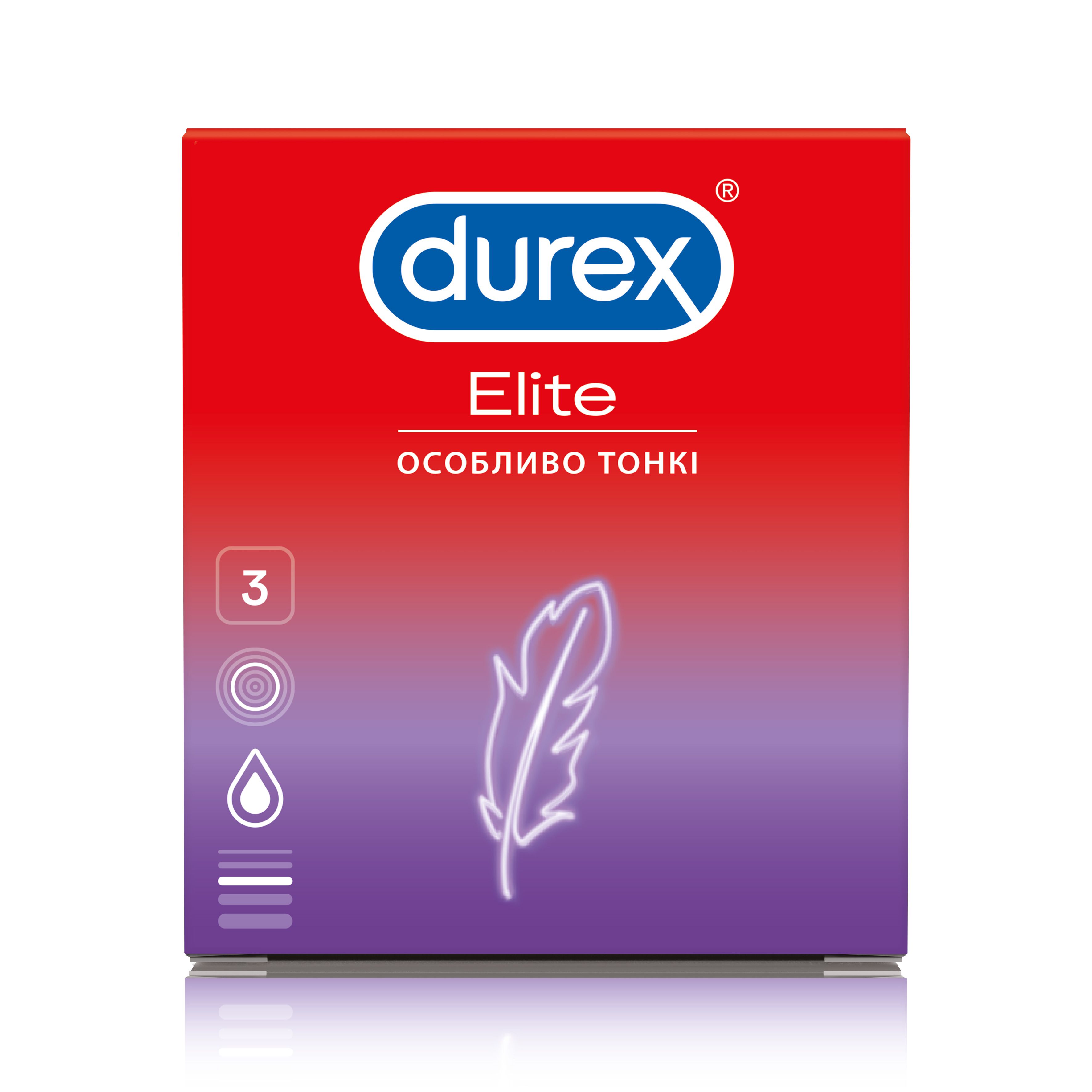 Презервативы Durex® Elite 3 шт