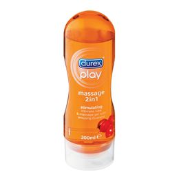 Durex  play 2 in 1 massage gel stimulating gaurana 200ml
