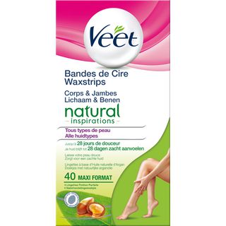 Veet Waxstrips Easy-Gelwax voor Droge Huid