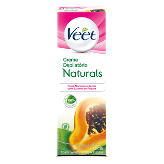 Veet Creme Depilatório Naturals com Extrato de Papaia