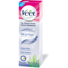Veet Crema Depilatoria Corporal Silk & Fresh Piel Sensible