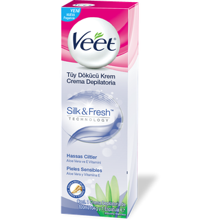 Veet Crema Depilatoria Corporal Silk & Fresh Piel Sensible