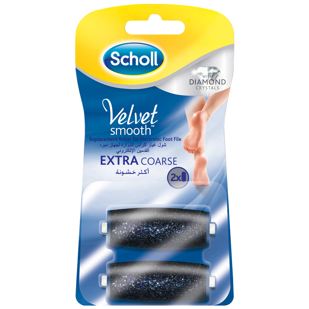Velvet Smooth Electronic File Coarse Heads