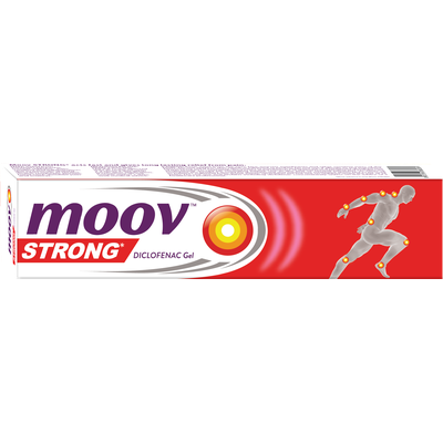 Moov STRONG Diclofenac Gel | Long Lasting & Non-Sticky Pain-Relieving Gel